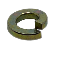 1/4 LOCKWASHER GR #8  ZINC YELLOW